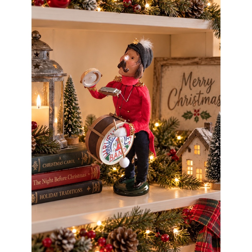 Byers Choice The Caroler 1997 Harvey Twiddle's One Man Band Figurine